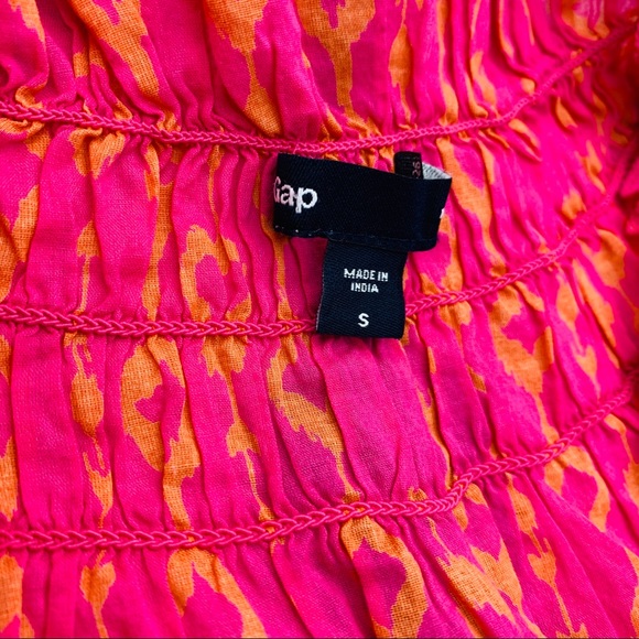 Gap Button Up Pink Sleeveless Top SM - Picture 7 of 7